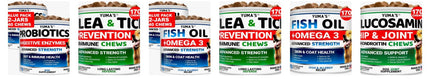 Health & Wellness Essentials for Dogs – Probiotics, Omega 3 for Shiny Coat, Glucosamine for Joint Support, Flea & Tick Prevention | Fast & Free Shipping at PetPexi