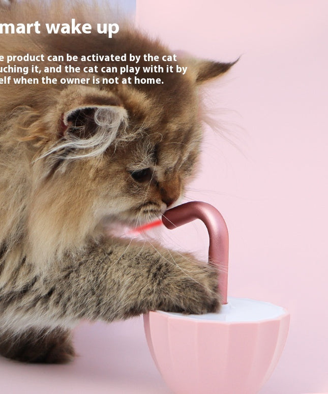 Cat Umbrella Laser Toy Interactive Kitten Automatic USB Rechargeable Pet Toy | Petpexi