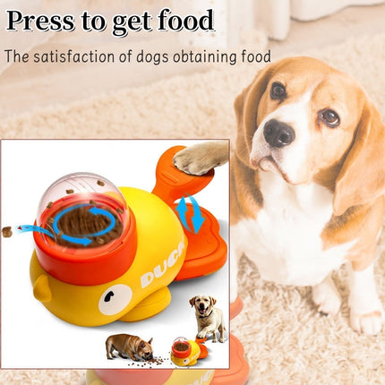 Duck Puzzle Dog Feeder – Interactive Treat Dispenser Toy | petpexi.com