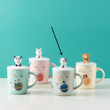 Animal Cartoon Creative Stereoscopic Mug – 350ml Premium Ceramic | PetPexi