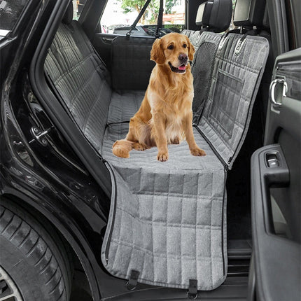 Luxury Pet Car Seat Cover – Rear Backseat Cushion for Dog Travel | PetPexi