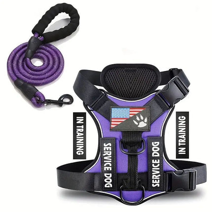 No-Pull Dog Harness & Leash Set – Comfortable, Tangle-Free Walks for All Breeds | Petpexi