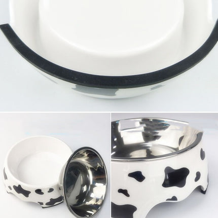 Stainless Steel Pet Bowl – Cute Anti-Slip Cat & Dog Feeding Bowl | Petpexi