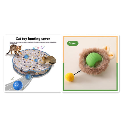 Cat Toy Self-Hi Funny Rolling Ball – Plush Silicone Play Toy for Cats | Petpexi