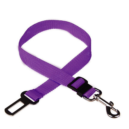 Adjustable Dog Car Safety Seat Belt – Durable Travel Leash for Secure Pet Restraint