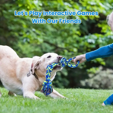Heavy-Duty Rope Knot Chew Toy for Large Breeds - Petpexi