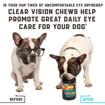 Premium Eye Care Chews for Dogs – Tear Stain & Vision Support Supplement for Dogs