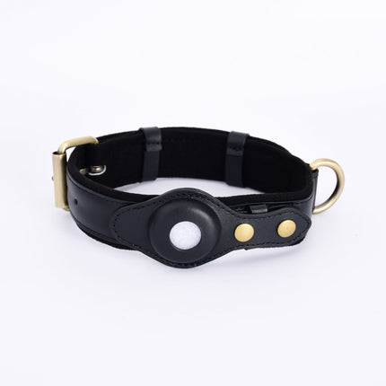 Tracker GPS Protective Case Pet Dog Anti-Lost Collar – Premium Leather AirTag Holder