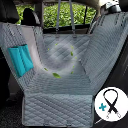 Waterproof Pet Car Seat Cover Hammock – Non-Slip, Durable & Machine Washable