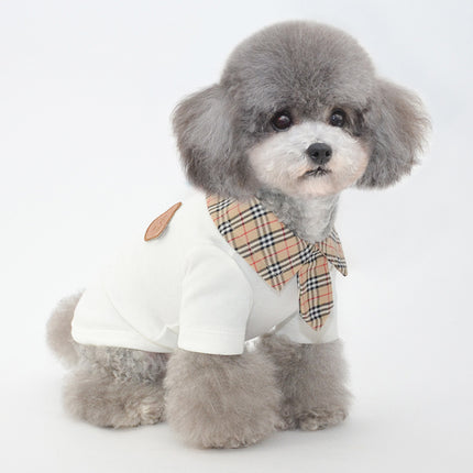 British Style Dog Polo Shirt – Lightweight Summer T-Shirt for Small Dogs | Petpexi