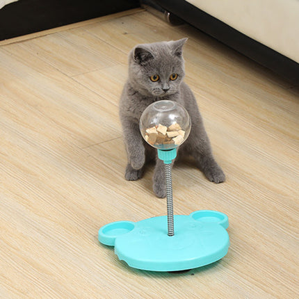Interactive Pet Feeder Toy for Cats & Small Dogs – Suction Base, Mint Balls & Puzzle Design | petpexi.com