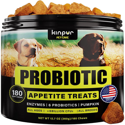 Probiotics for Dogs - Digestive Support, Itchy Skin Relief, Immunity Boost - 180 Duck Flavor Chews | www.petpexi.com