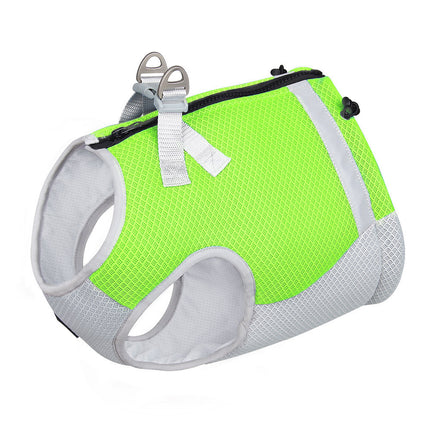 Summer Pet Dog Cool Clothes Traction Vest – Breathable Ice Silk, Casual Style | PetPexi