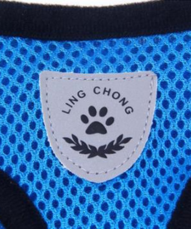 Dog Traction Chest Harness – Comfortable Breathable Cartoon Mesh Vest | Petpexi
