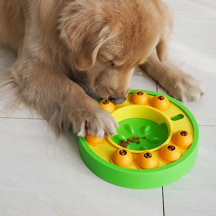 Dog IQ Puzzle Feeder Bowl – Interactive Slow Eating Toy | petpexi.com