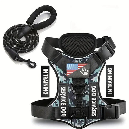 No-Pull Dog Harness & Leash Set – Comfortable, Tangle-Free Walks for All Breeds | Petpexi