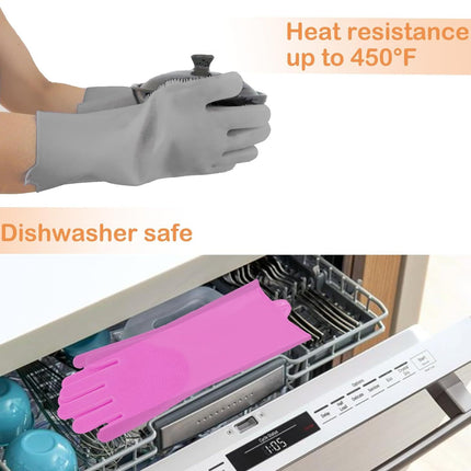 Durable Pet Grooming Gloves for Cats & Dogs – Enhanced Five Finger Design for Massaging & Bathing | Petpexi