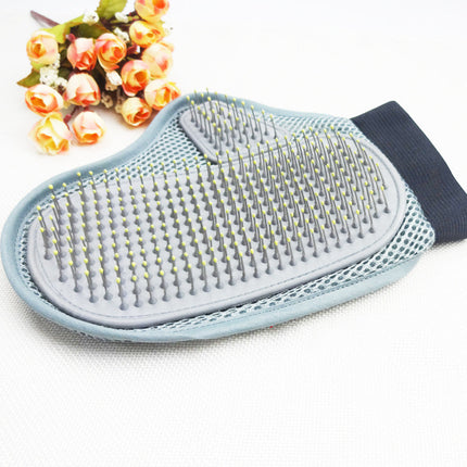 Pet Bathing Gloves with Shower & Massage Brush – Durable Metal Bath Tool | Petpexi