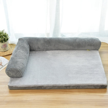Corduroy Pet Sofa - Luxury Dog Bed for Ultimate Comfort | PetPexi