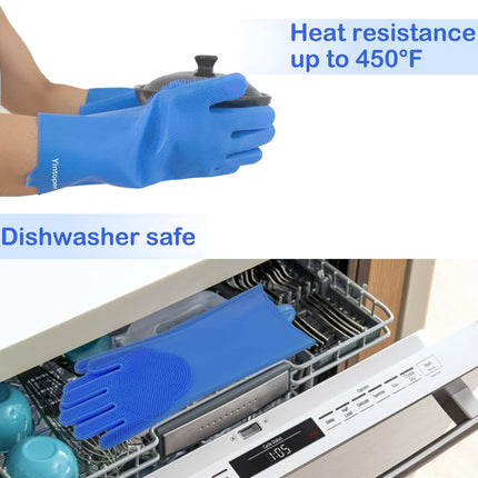 Durable Pet Grooming Gloves for Cats & Dogs – Enhanced Five Finger Design for Massaging & Bathing | Petpexi