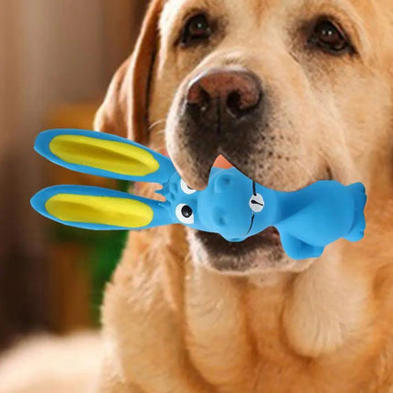 Pet Latex Hippo Squeaky Dog Toy – Durable, Interactive & Safe | www.petpexi.com