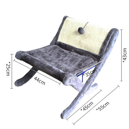 Pet Cat Sofa Bed Sunbathing Chair – Cozy Reclining Cat Lounger | PetPexi