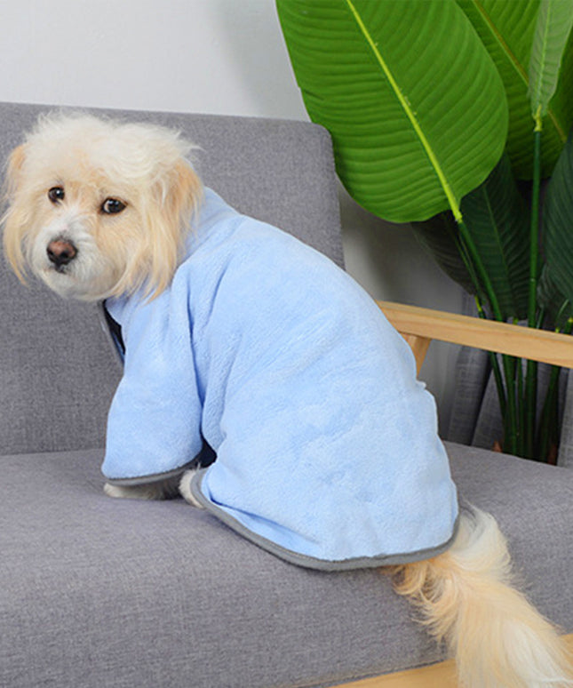 Quick-Drying Pet Absorbent Towel & Bathrobe for Dogs & Cats – Soft Microfiber | Petpexi