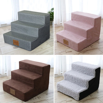 Pet Dog Stairs Climbing Sponge Steps to Bed – Soft & Safe Ladder for Dogs