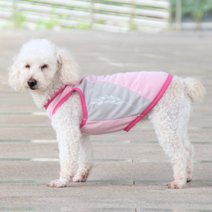 Reflective Summer Cooling Pet Vest – Stylish Breathable Dog Clothes