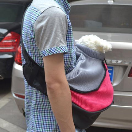 Hands-Free Shoulder Pet Sling Carrier Bag – Soft, Breathable & Secure