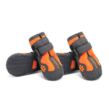 Big Dog Shoes – Waterproof, Non-Slip Luminous Dog Boots with Double Velcro