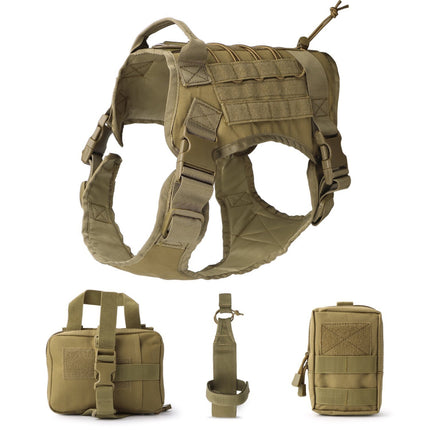 Outdoor Dog Vest Five Piece Tactical Suit – Durable Dog Clothing & Gear | Petpexi