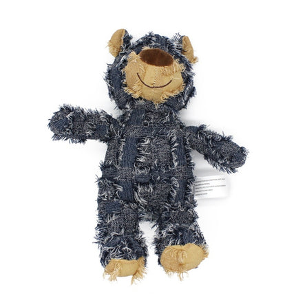 Cute Bear-Shaped Plush Squeak Toy for Dogs and Cats - High-Quality Molar Chew Toy from Petpexi