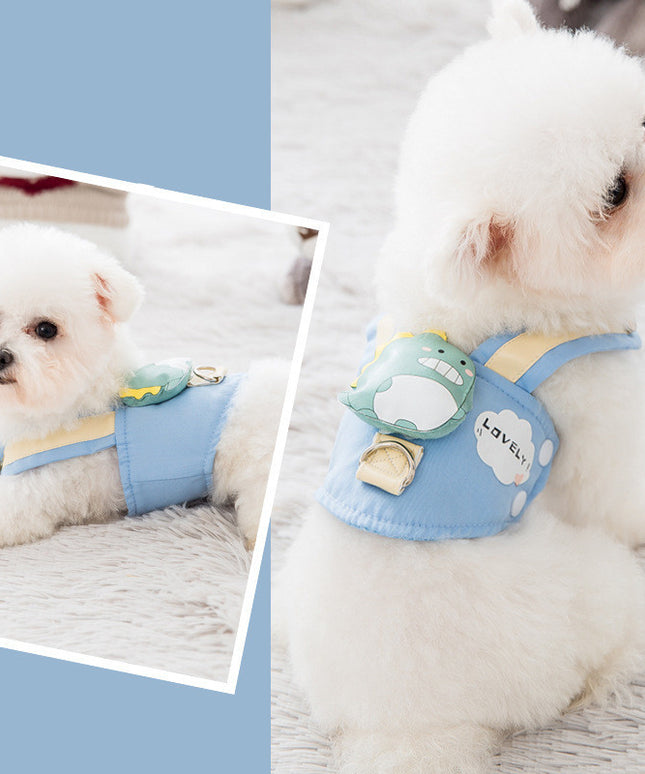 Cute Pet Dog Harness Leash Set – Comfortable & Breathable Vest for Small & Medium Dogs | Petpexi