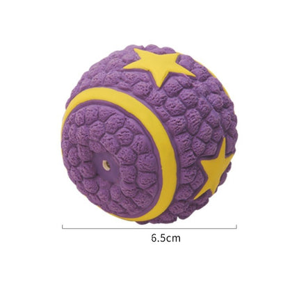 Rugby Tennis Dog Bite Sounding Ball Pet Toy – Durable Interactive Chew – www.petpexi.com