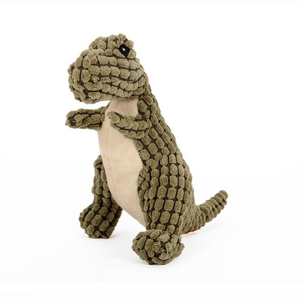 Dinosaur Pet Toy for Giant Dogs and Chihuahuas - Interactive Chew Toy with Squeaker