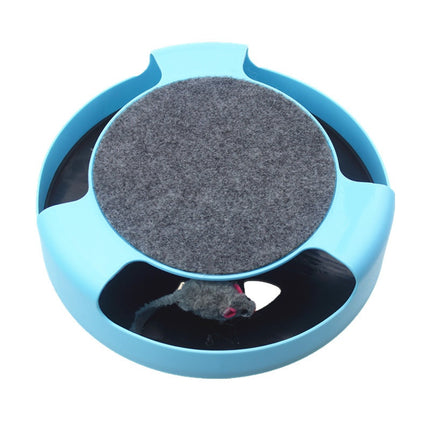 Pet Automatic Interactive Cat Toy – Scratch Pad & 360° Spin | PetPexi