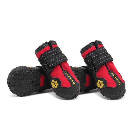 Big Dog Shoes – Waterproof, Non-Slip Luminous Dog Boots with Double Velcro