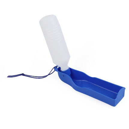 Portable Dog Water Bottle with Built-In Bowl – 500ml Travel Feeder | Petpexi
