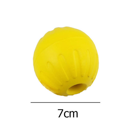 EVA Pet Ball Dog Toy - Interactive Rubber Frisbee & Pull Ring | Petpexi