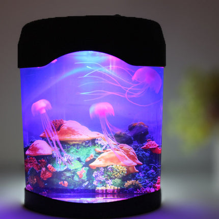 Jellyfish Aquarium USB Colorful Lamp – LED Night Light with Auto Power-Off | Free USA Shipping | PetPexi