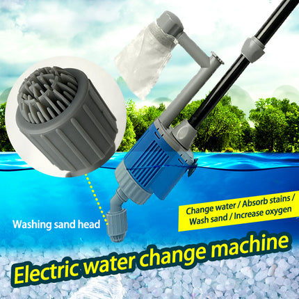 Fish Tank Gravel Cleaner – Electric Aquarium Sand Vacuum 20W/28W | Fast Free Shipping USA | PetPexi