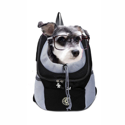 Portable Mesh Dog Carrier Backpack – Breathable & Secure Pet Travel Bag | Petpexi