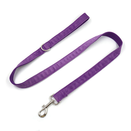 Collar Leash Set with Bow - Adjustable Polyester Dog Leash and Collar - petpexi.com