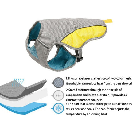 Dog Cold Vest – Summer Cooling Clothes for Pets, Breathable & Heat-Resistant | Fast & Free Shipping at www.petpexi.com