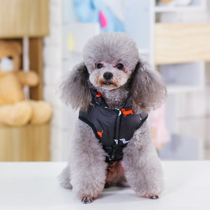 Premium Cotton Dog Vest - Casual Black & Dark Blue (S-XXL)