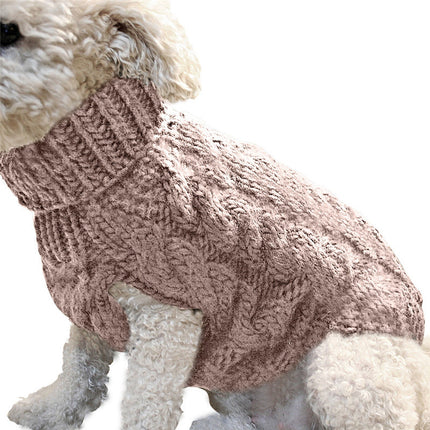 PetPexi Winter Warm Acrylic Dog Sweater - Cozy Pet Clothing for Small to Large Dogs