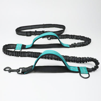 Multi-Function Reflective Elastic Dog Leash with Waist Belt – Hands-Free Control | Petpexi