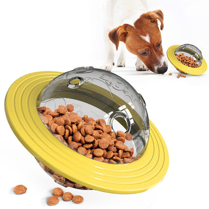 Petpexi Leak-Feeding Educational Toy for Dogs and Cats - Lake Blue & Yellow