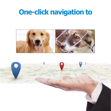GPS Pet Positioning Collar with LED Screen – Real-time Tracker for Dogs, Adjustable & Multi-Function